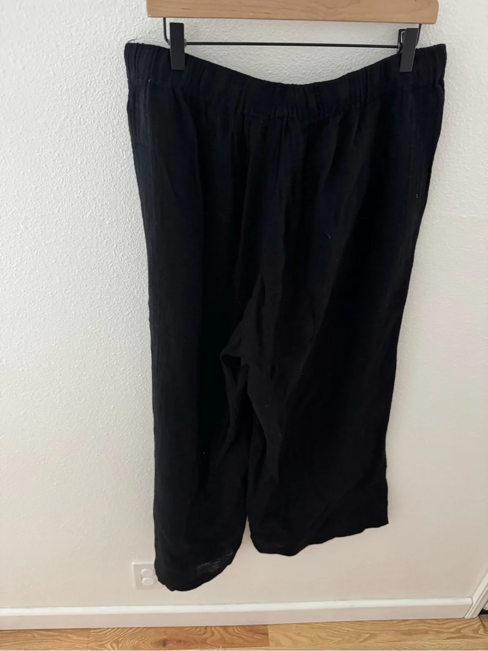 Eileen fisher gauze black Pants